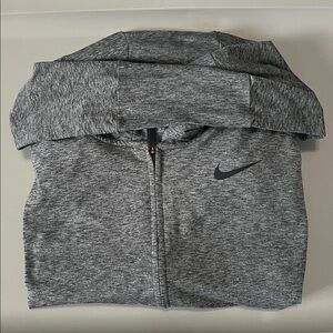 Nike Full Zip Yoga/Training Hoodie Gray Size Small
